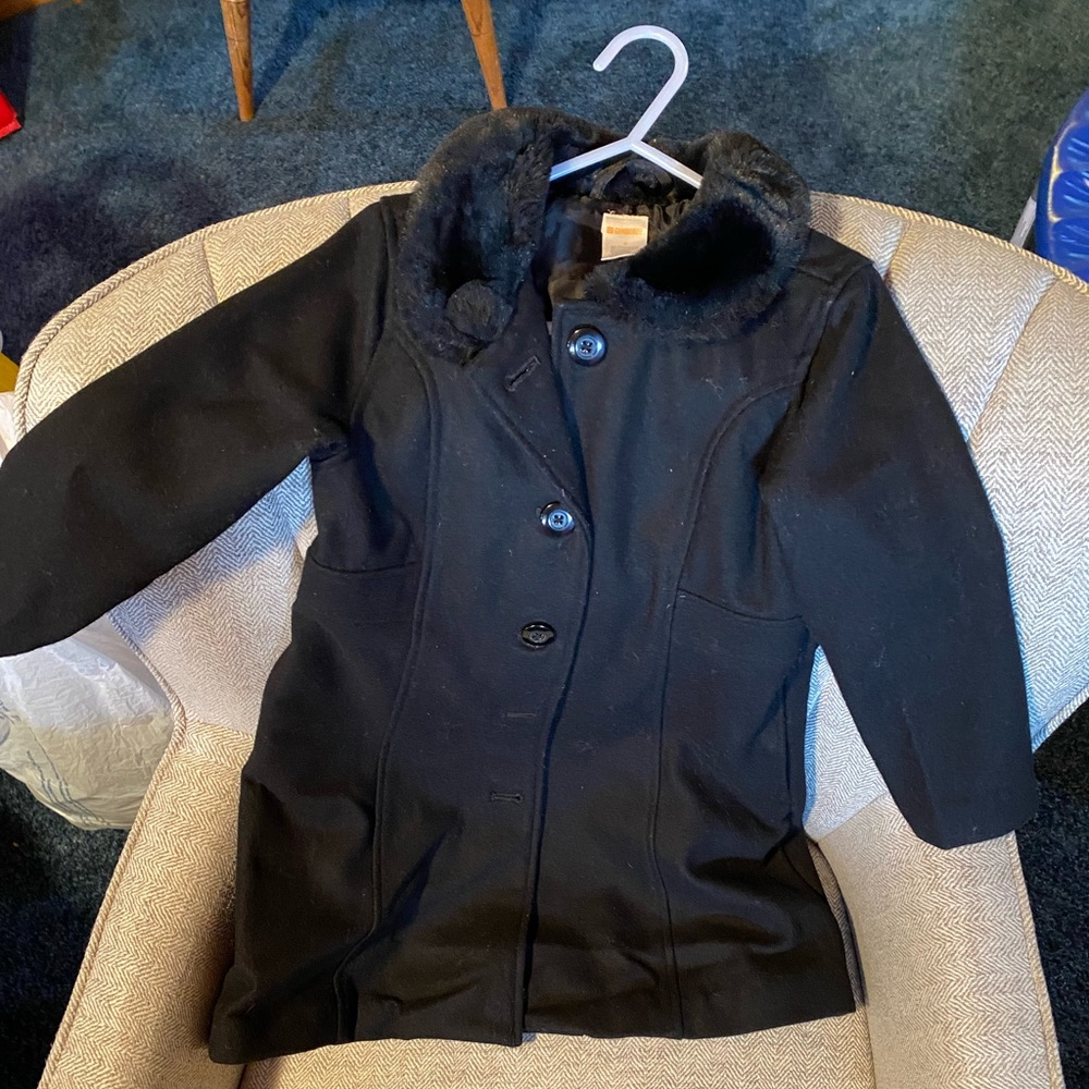 Like NEW!!! Girls size 4 dress coat